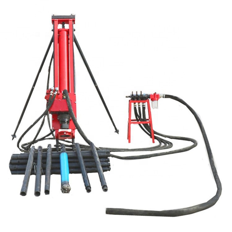 ZDP100 Small Pneumatic Simple Borehole Mine Drilling Rig Machine